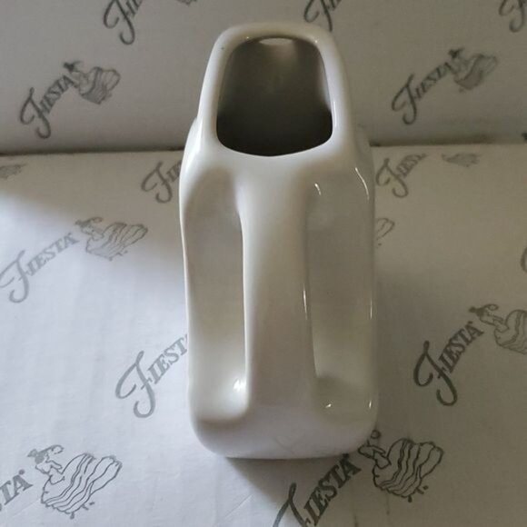 Fiestaware Fiesta Pitcher Mini Disk White CERAMIC CONTAINER - Picture 9 of 14